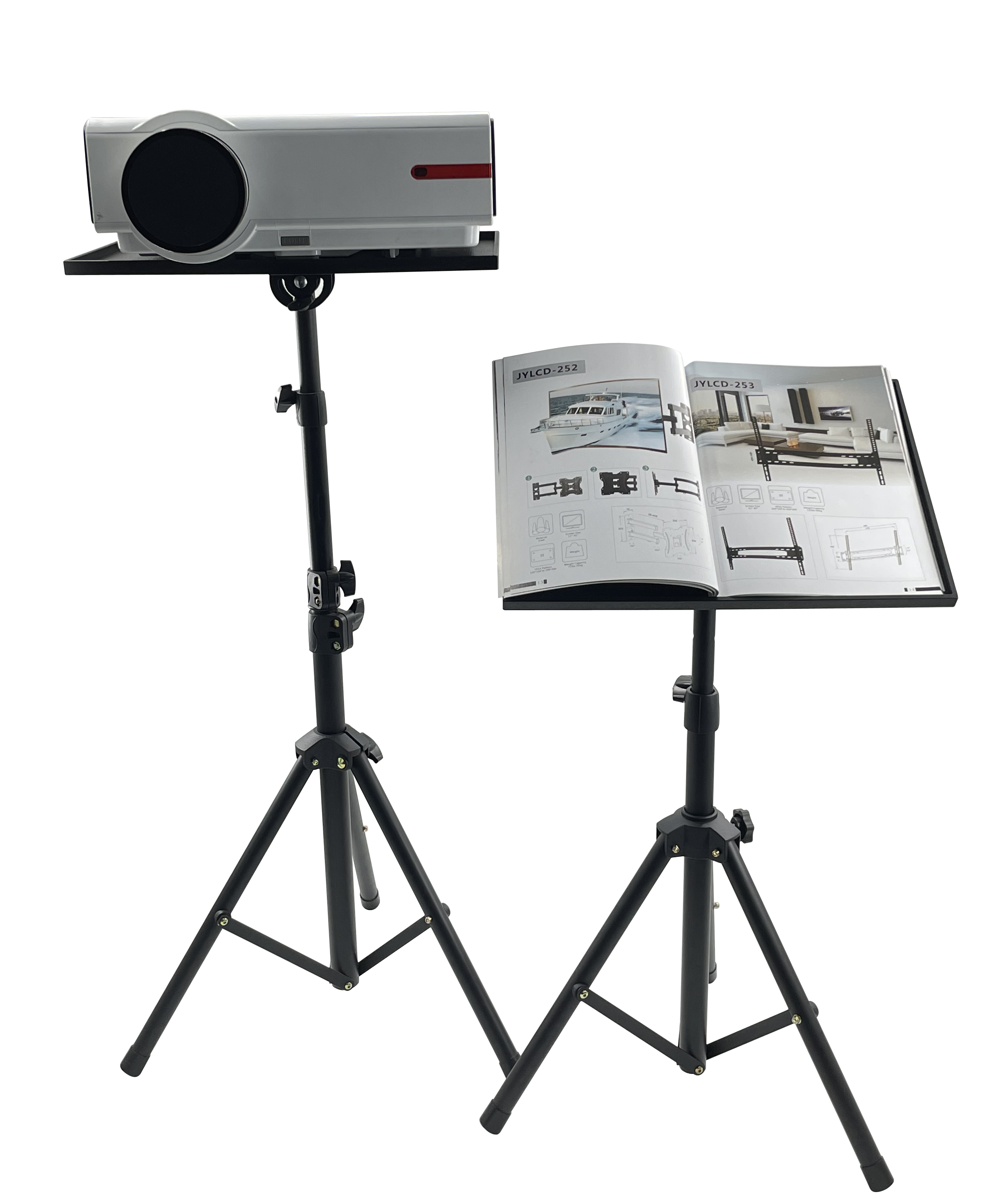 projector &music stand
