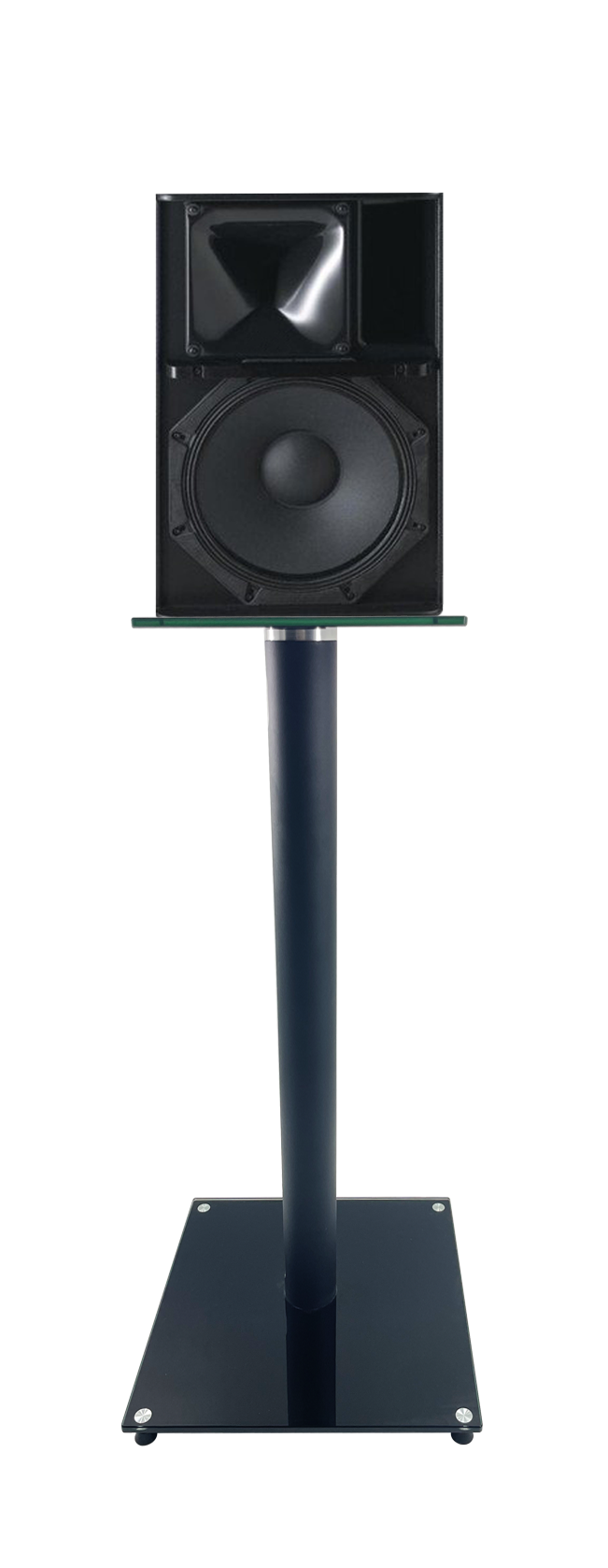 Gloss Black Fixed Height Speaker Stand JYSP-198