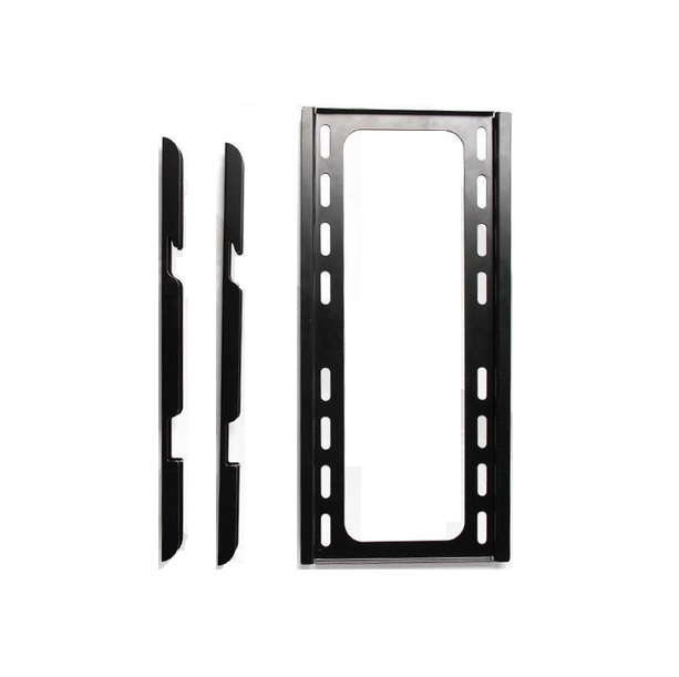 Black Ultra-Slim TV Bracket with Spirit Level, Flat to Wall Mount use for most TVs Mount