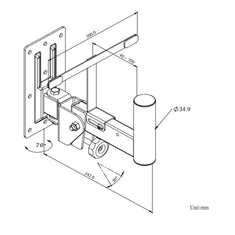 JYSP-120 （Speaker Wall Bracket）