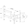 Full Motion Mount Wall Mount for Most13